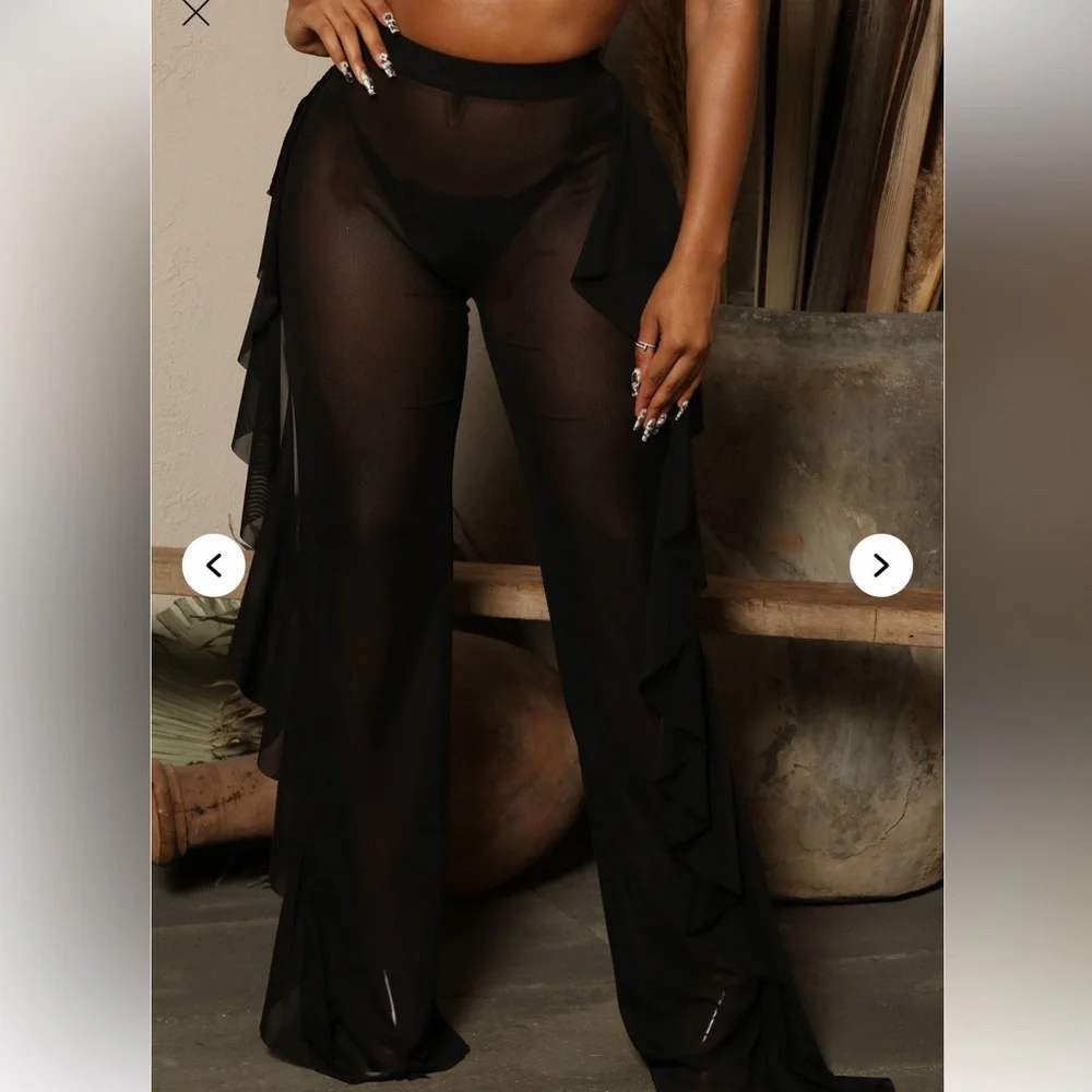 Sunshine See Through Cover Up Pant - Picture 3 of 3